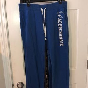 Royal blue Abercrombie sweatpants
